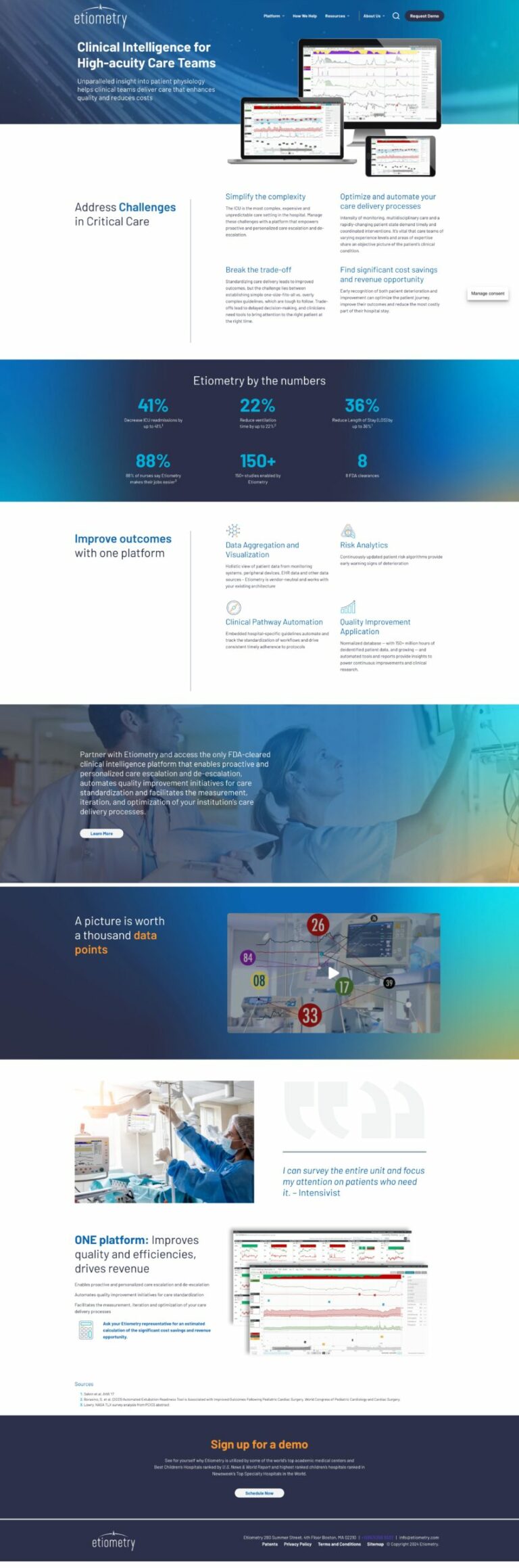 Etiometry custom WordPress site built by 465-Media